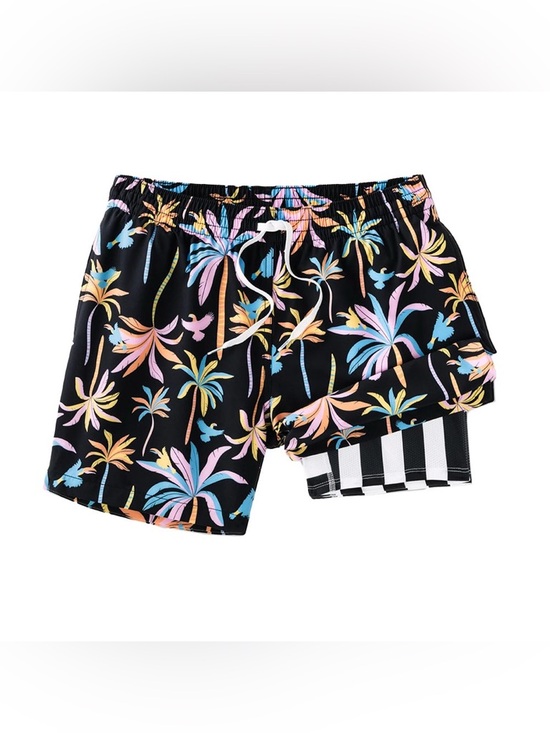 chubbies Other - Chubbies Swim Trunks Men’s Black Floral 5.5” Lined Size S